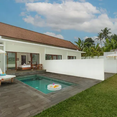 The Surana Villas Ubud With Rice Field View
